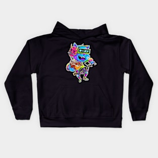 Cyberpunk Ramen Cat Kids Hoodie